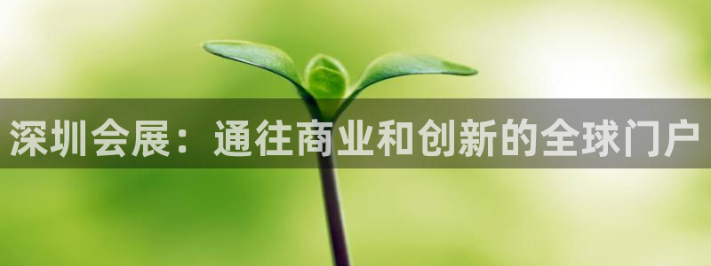 果搏东方客服：深圳会展：通往商业和创新的全球门户