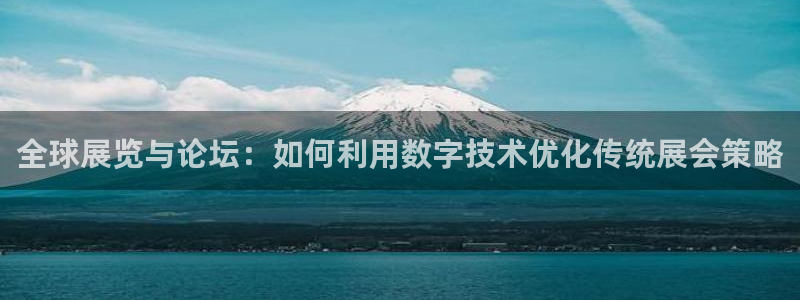 果博公司客服微信号是多少：全球展览与论坛：如何利用数字技术优化传统展会策略