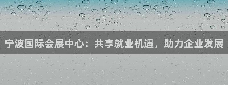 果博平台怎么下载?：宁波国际会展中心：共