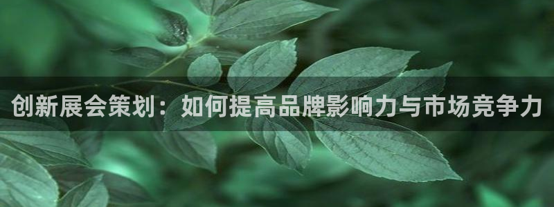 果博app官网下载：创新展会策划：如何提高品牌影响力与市场竞争力
